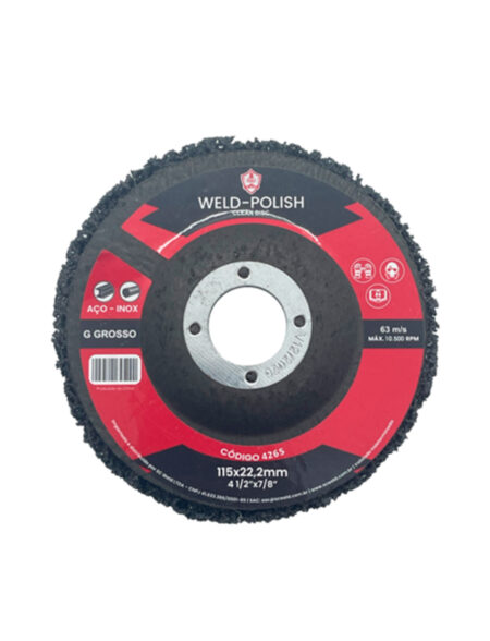 Disco de Flap WELD CURVO FLAP CLEAN DISC 4½" G GROSSO