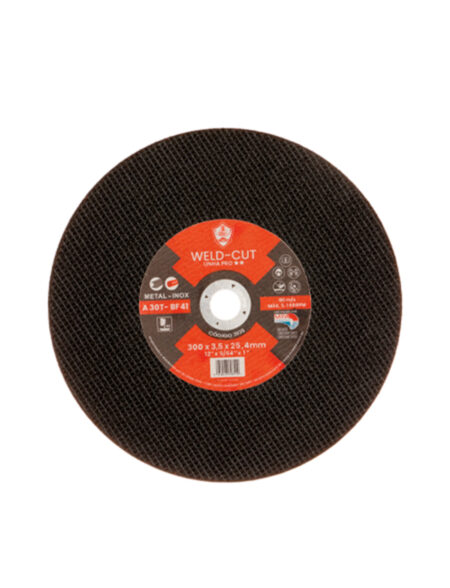 Discos de Policorte WELD CUT 12" X 9/64 (3,5MM) X 1"