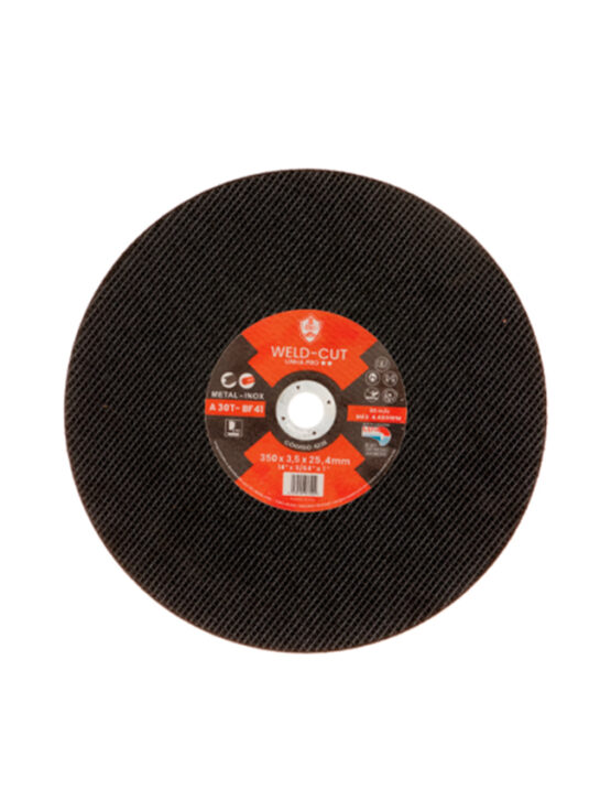Discos de Policorte WELD CUT 14" (350MM) X 1/8 (3,5MM) X 1"